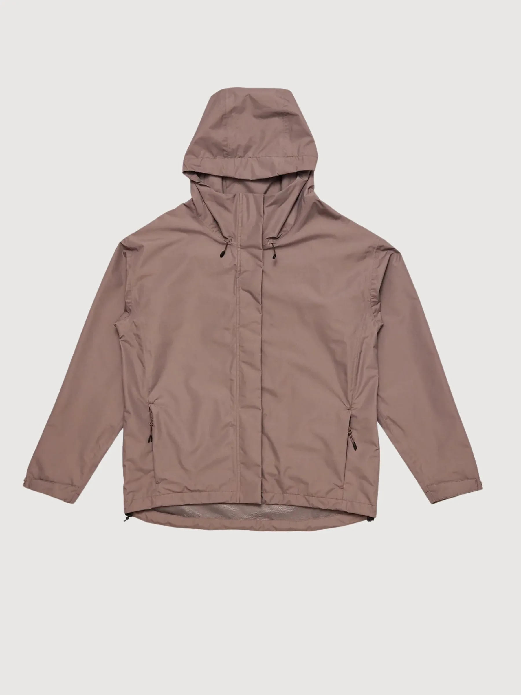Rain Jacket Short Brown Woman | Mazine