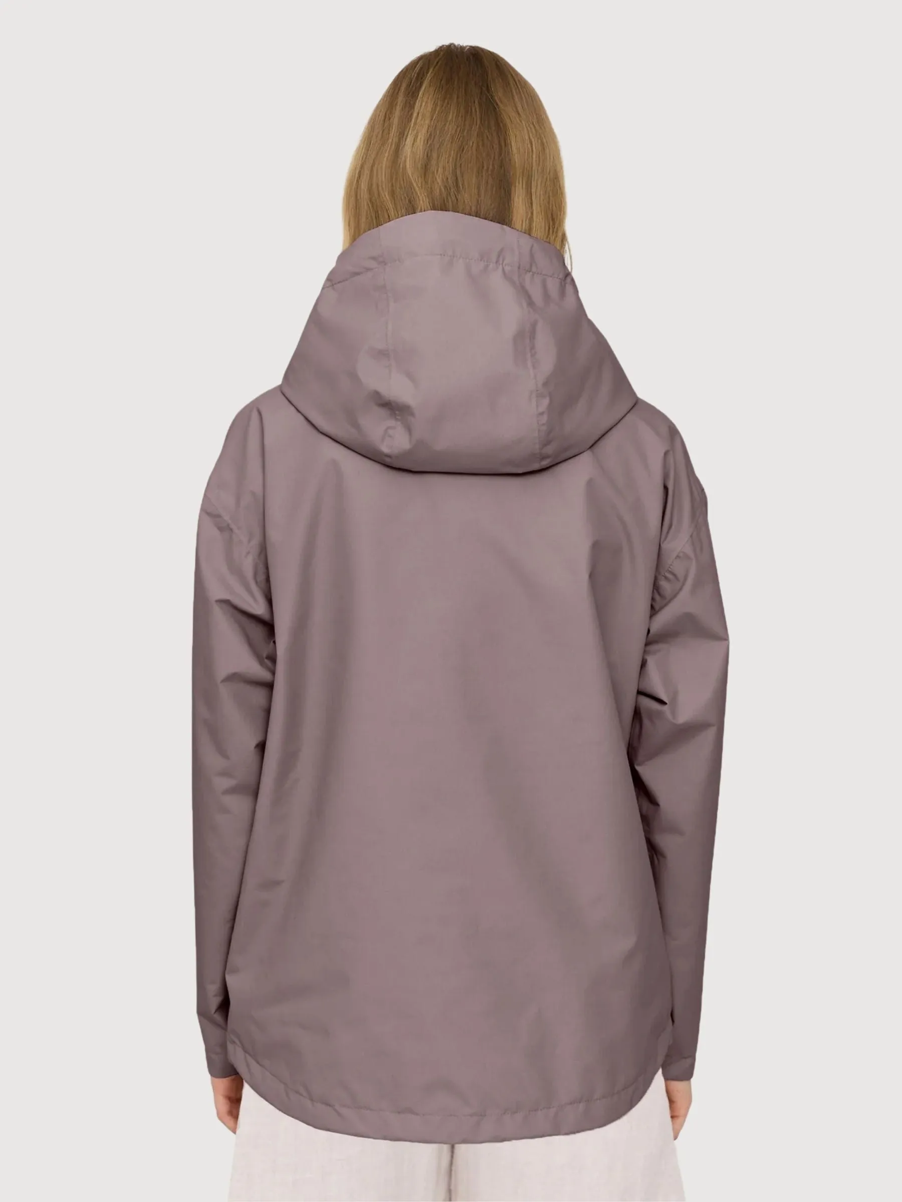 Rain Jacket Short Brown Woman | Mazine