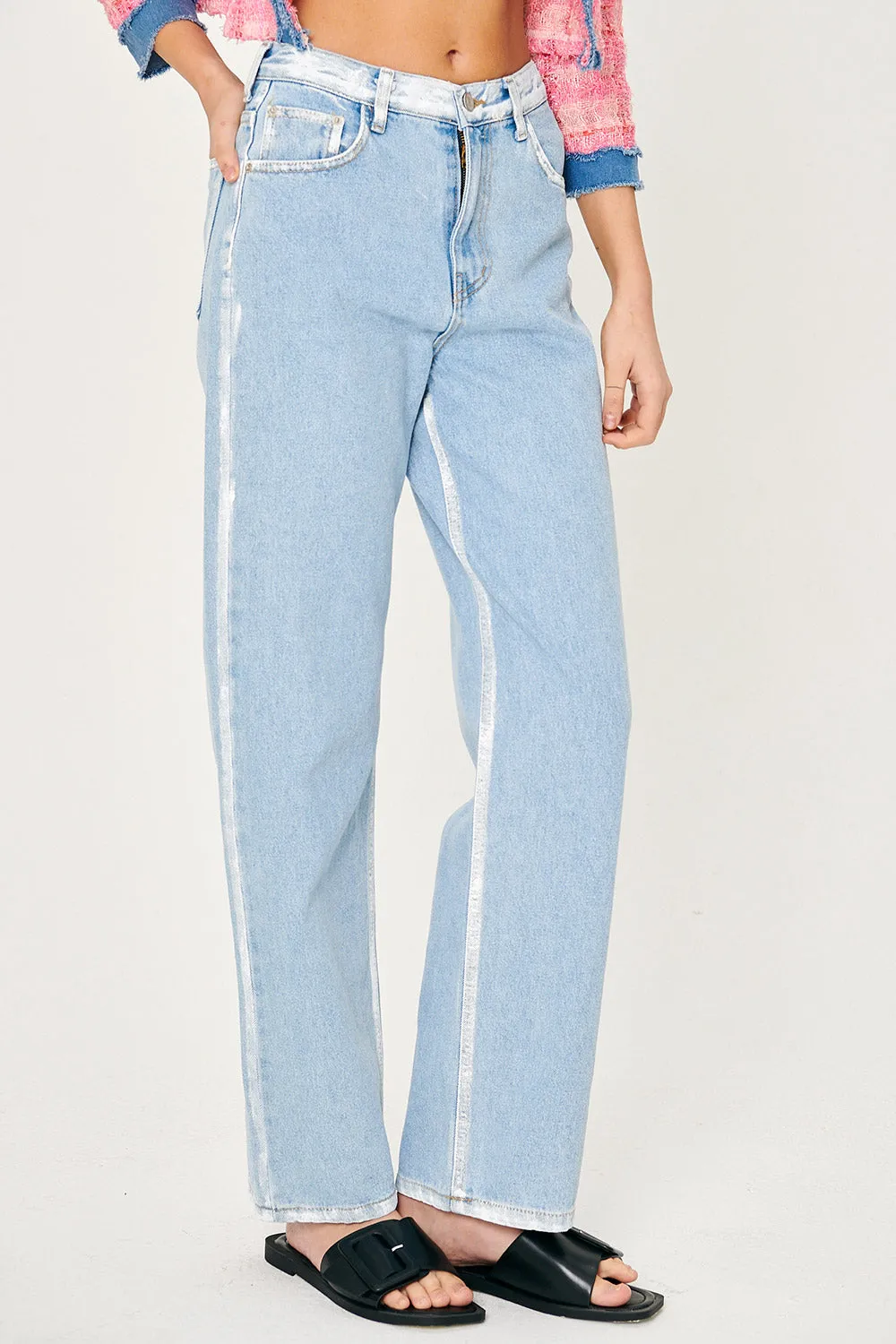 Reagan Painted Relaxed Fit Jeans