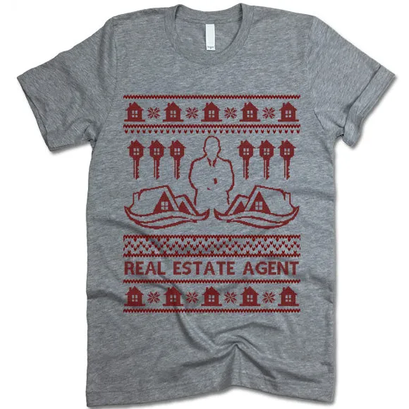 Real Estate Agent Christmas T-Shirt