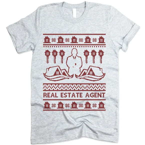 Real Estate Agent Christmas T-Shirt