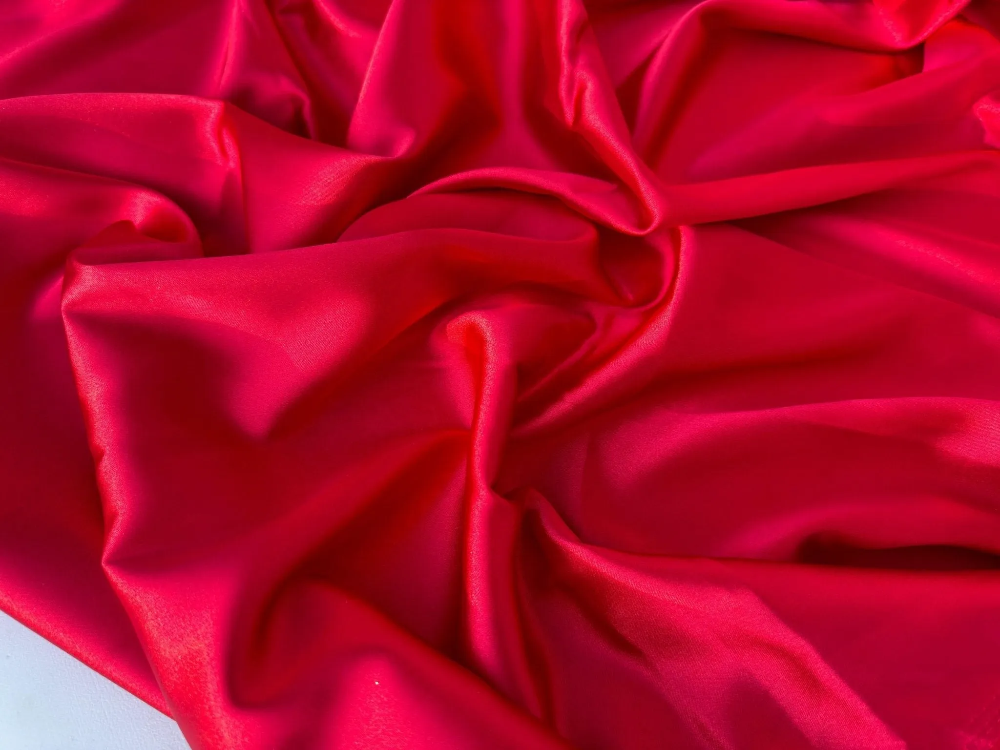 Red Satin Charmuse