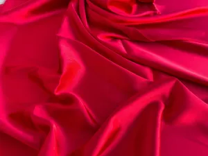 Red Satin Charmuse