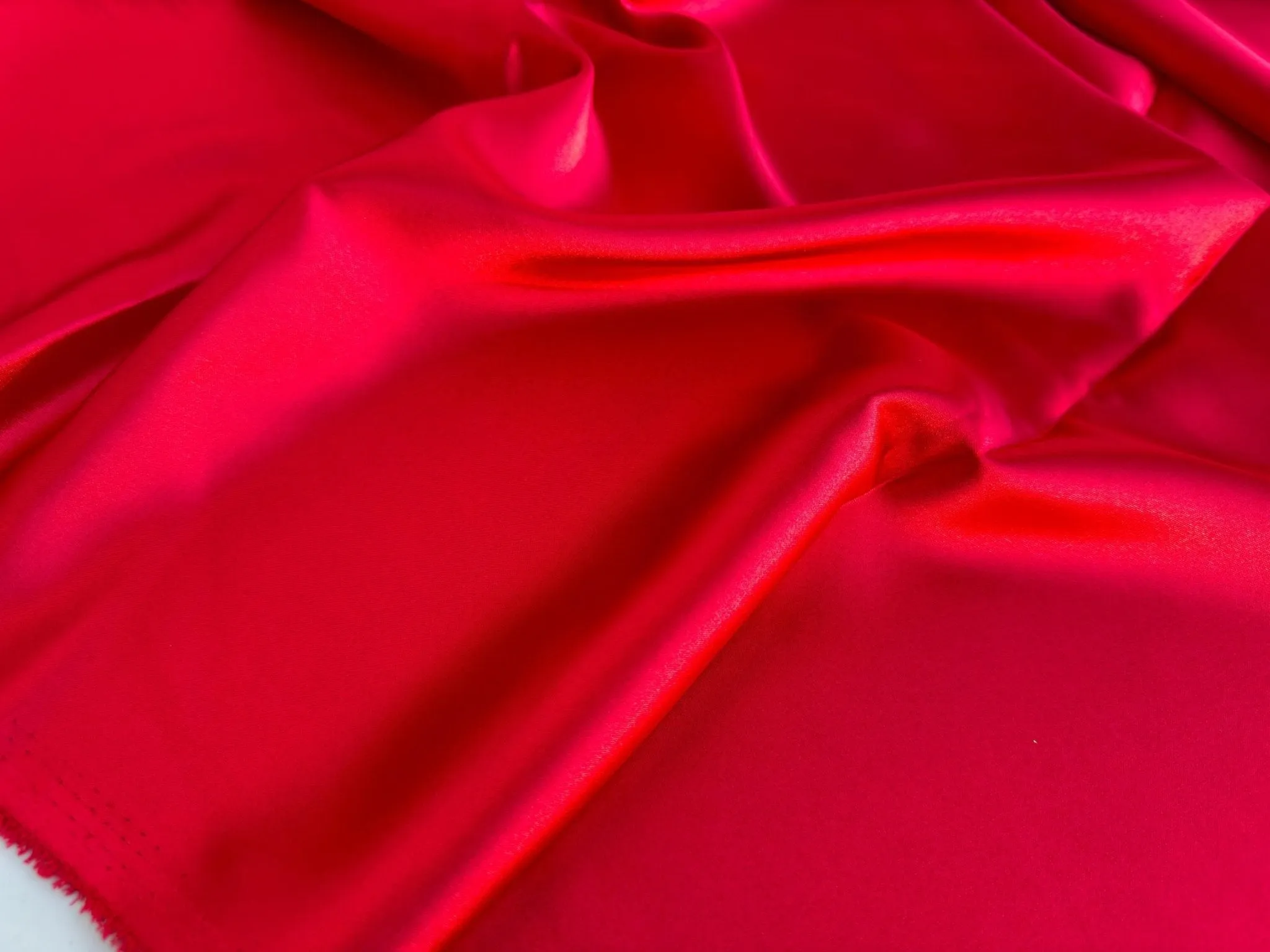 Red Satin Charmuse