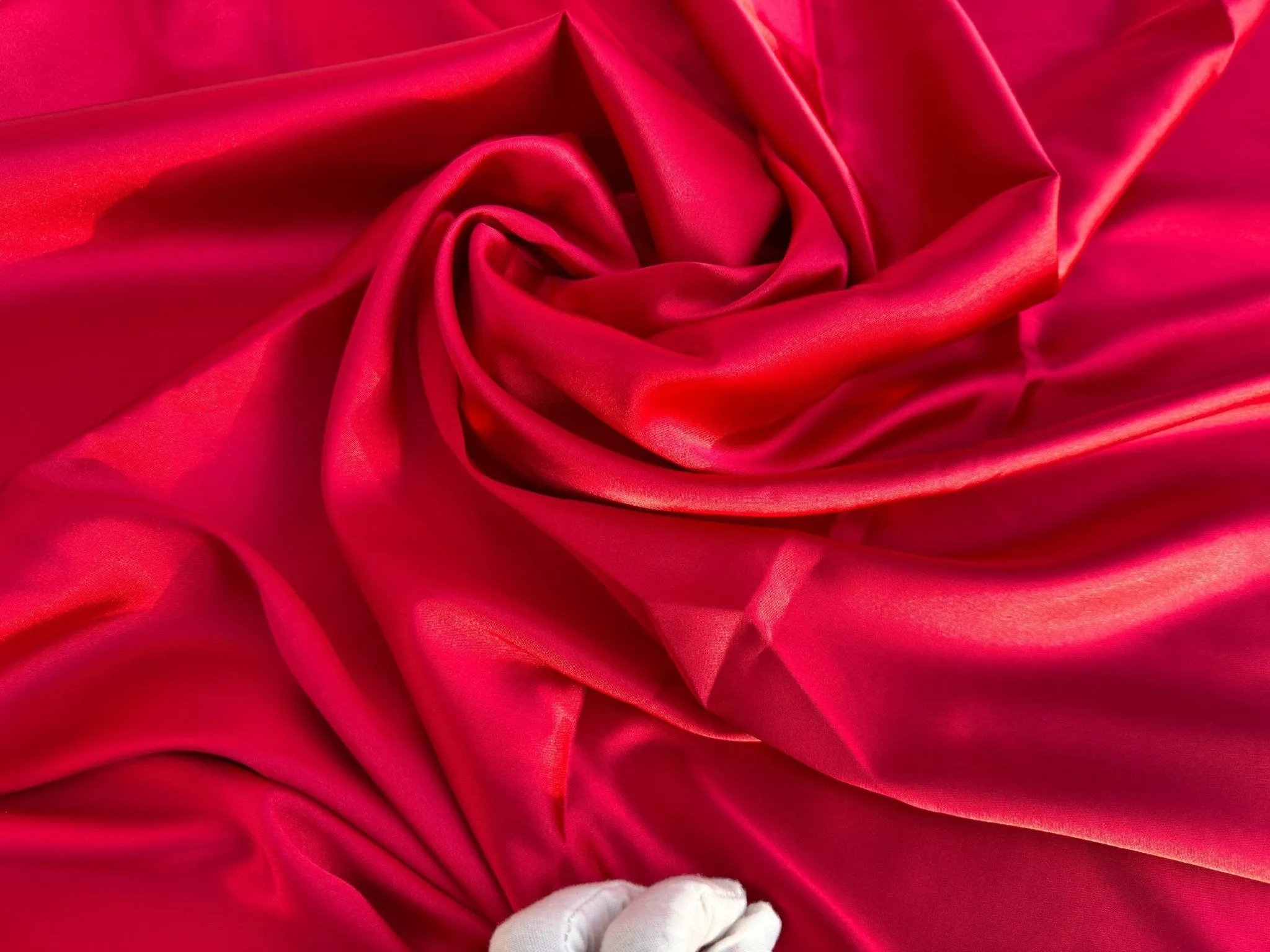 Red Satin Charmuse