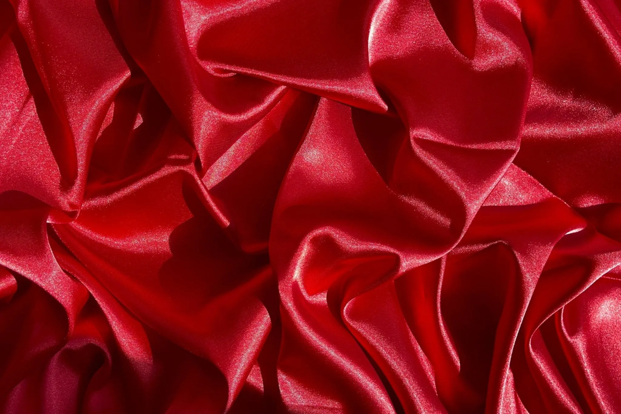 Red Satin Charmuse