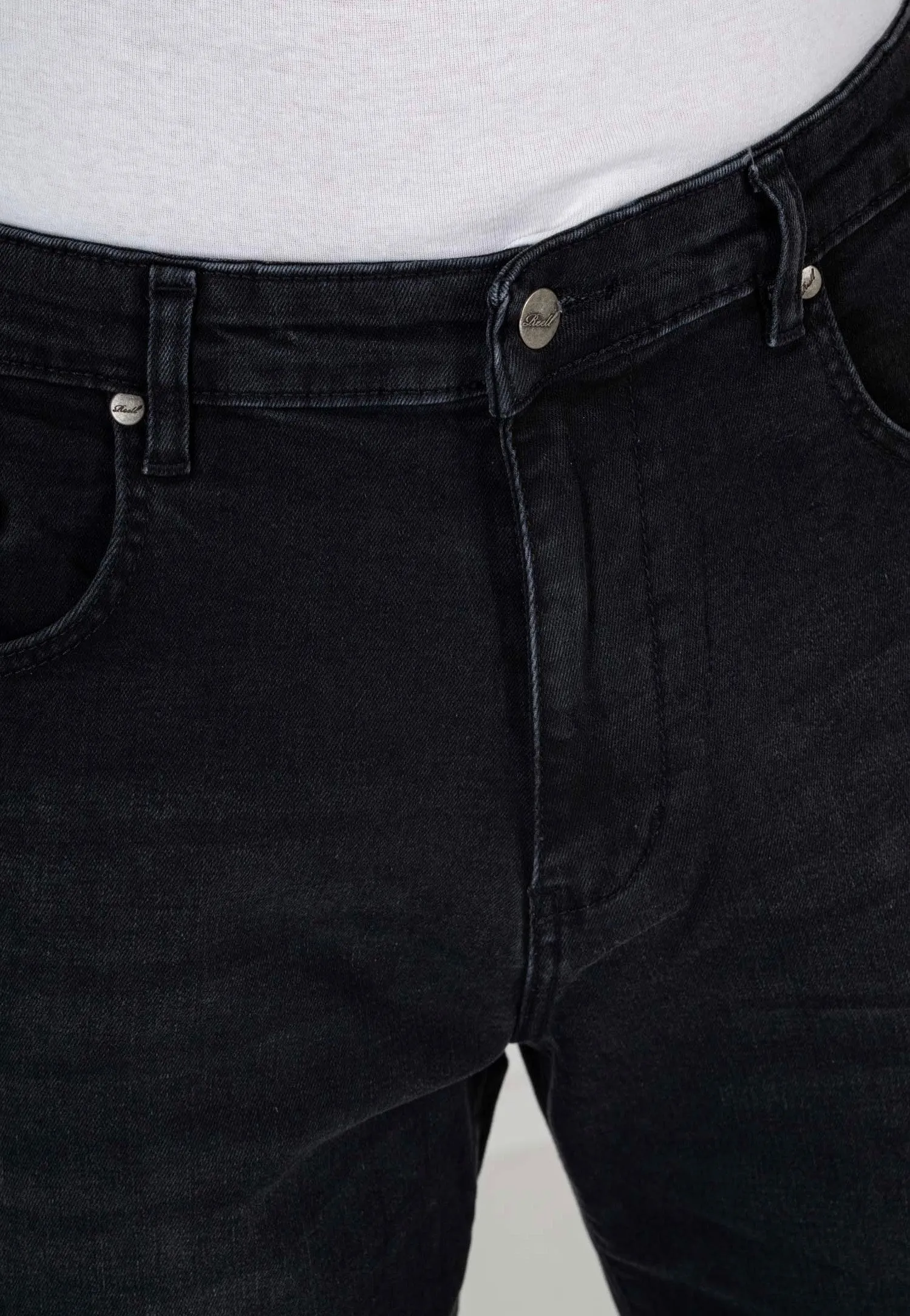 REELL - Solid Black Wash - Jeans