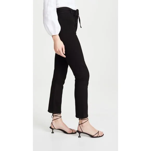 Reformation Vicki Black Jeans Size 23 High Rise Slim Straight Stretch