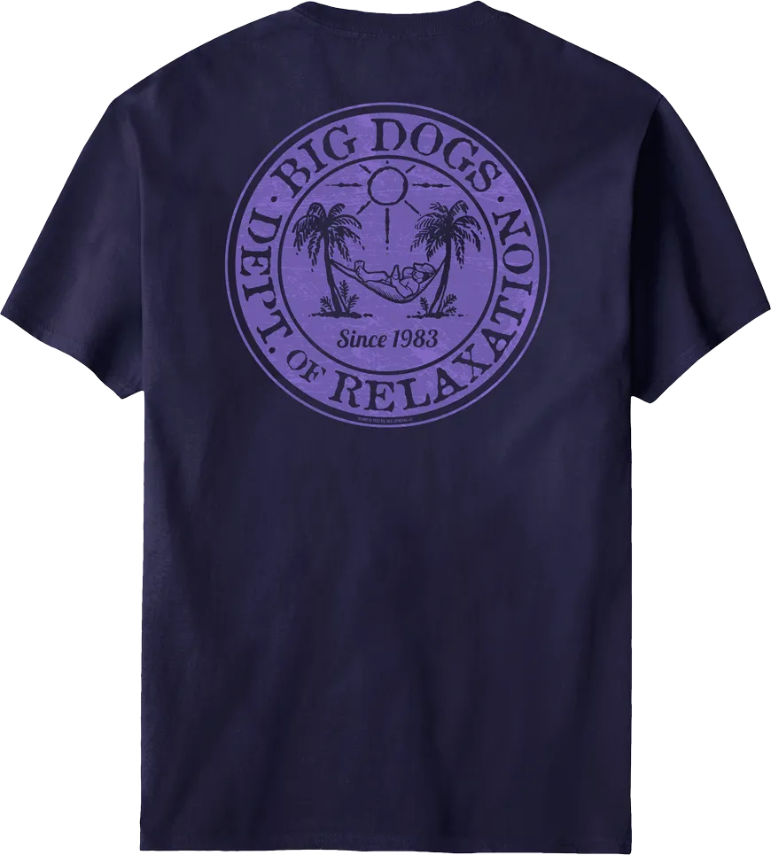Relaxation Badge Purple T-shirt