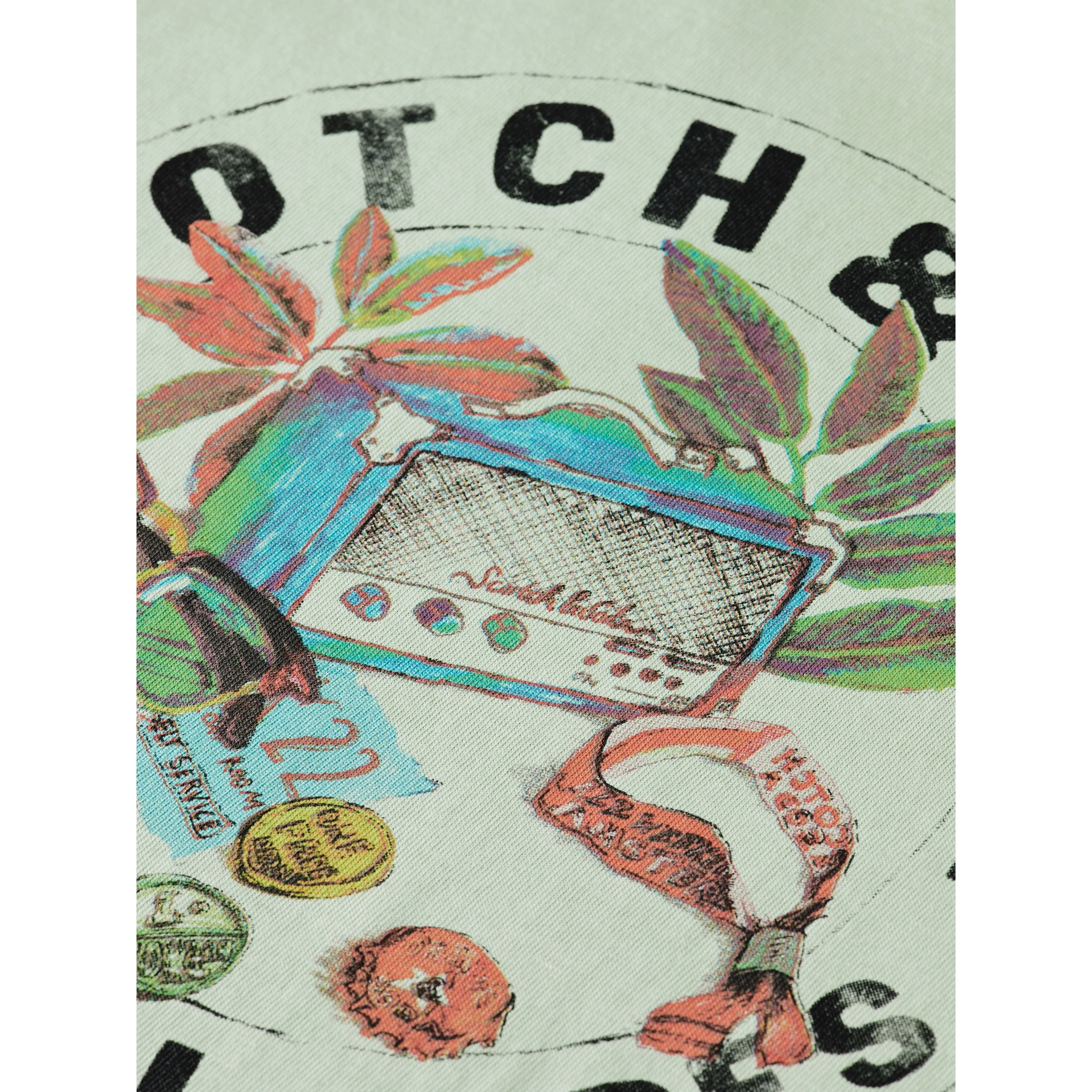 Relaxed-Fit Artwork T-Shirt - Light Military