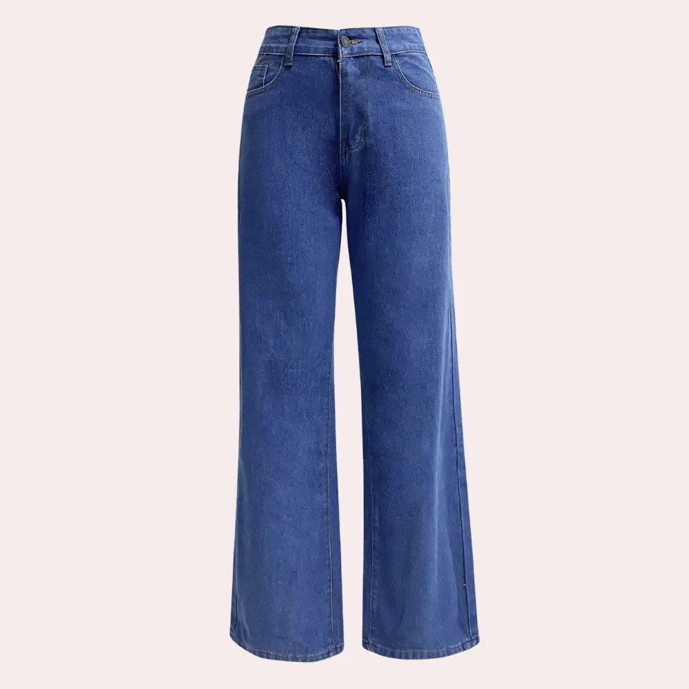 Relaxed Fit Casual Baggy Jeans for Women