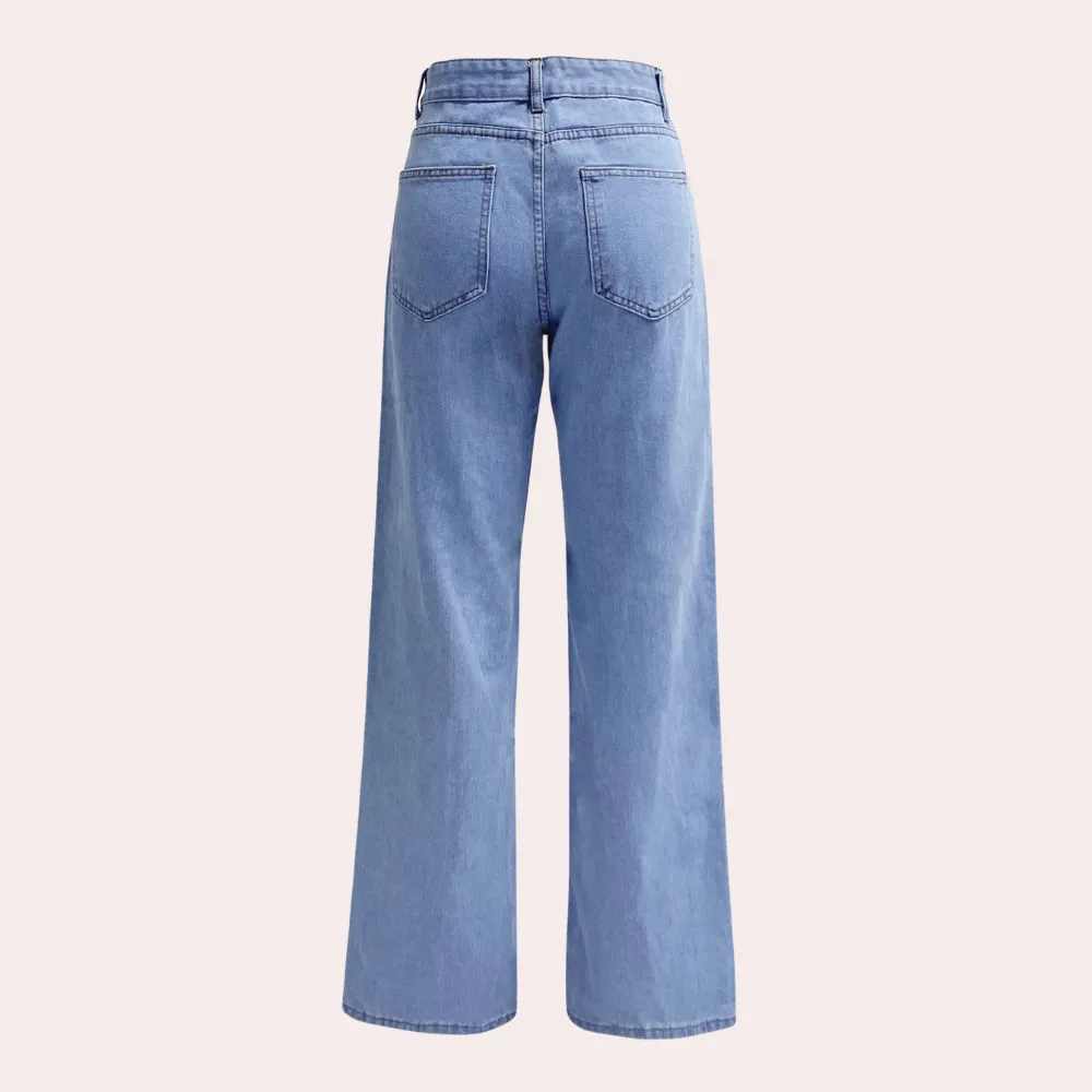 Relaxed Fit Casual Baggy Jeans for Women