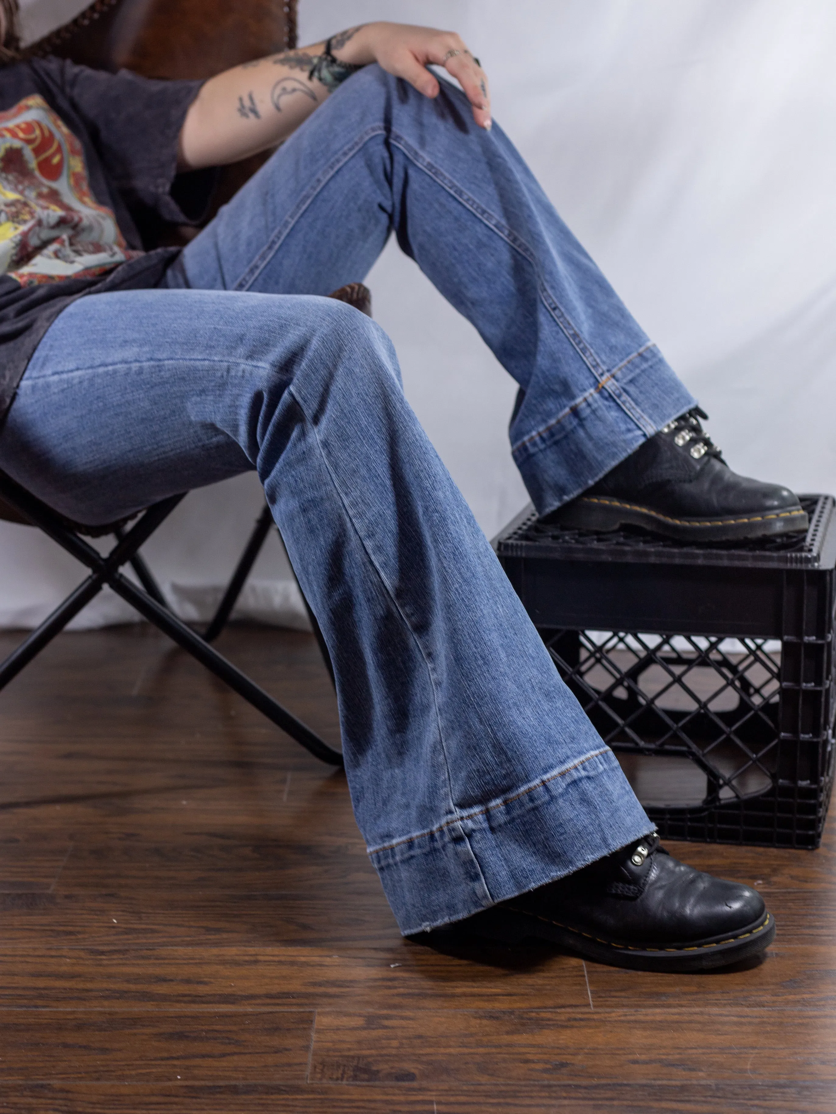 Retro Low Rise Super Flare Jeans