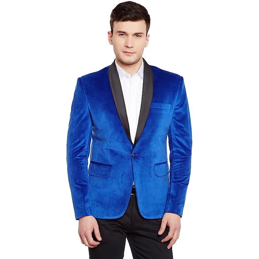 Retro Paris Slim Fit Velvet Tuxedo Suit