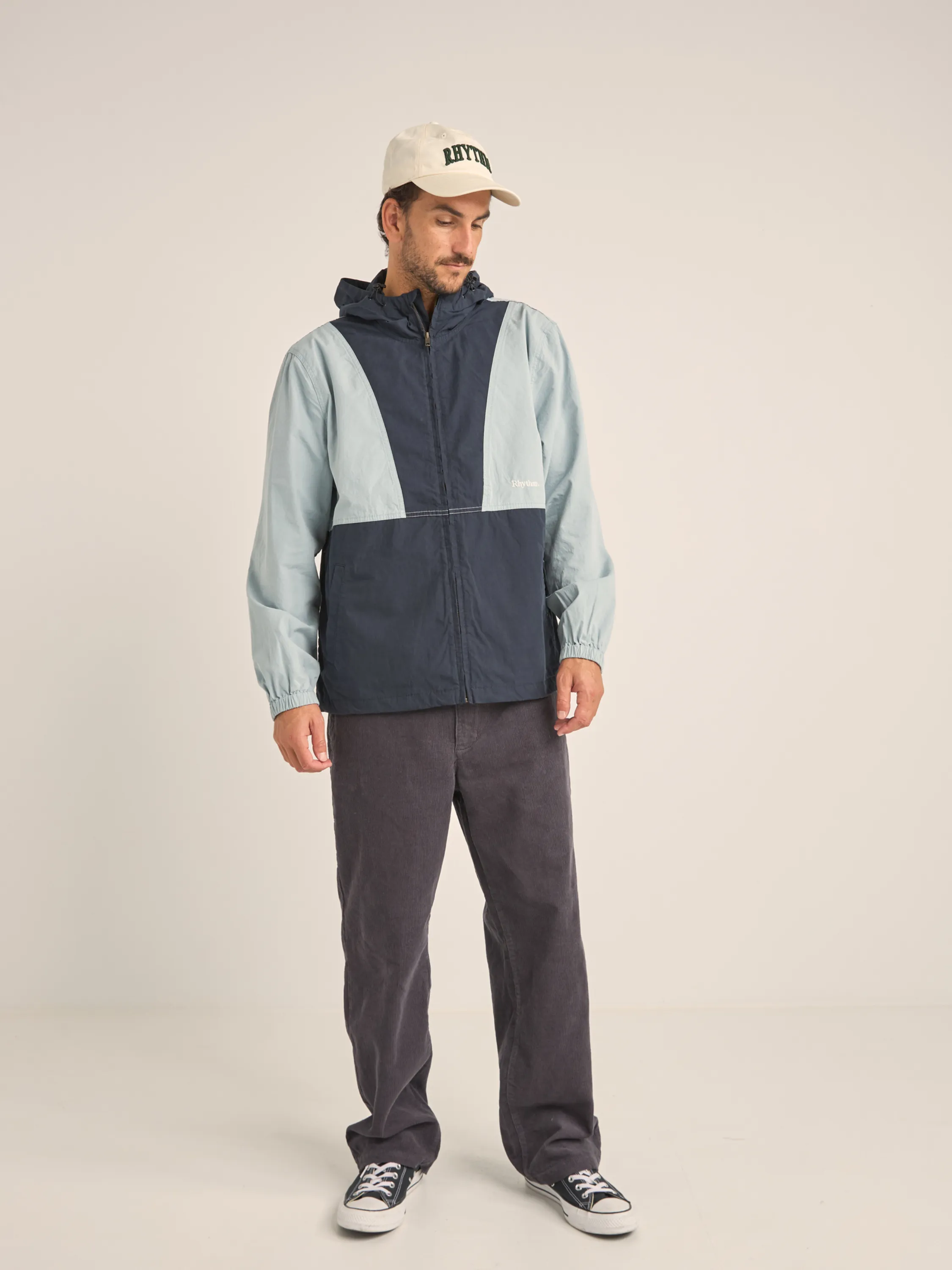 Rhythm Cascade Windbreaker - Storm Blue