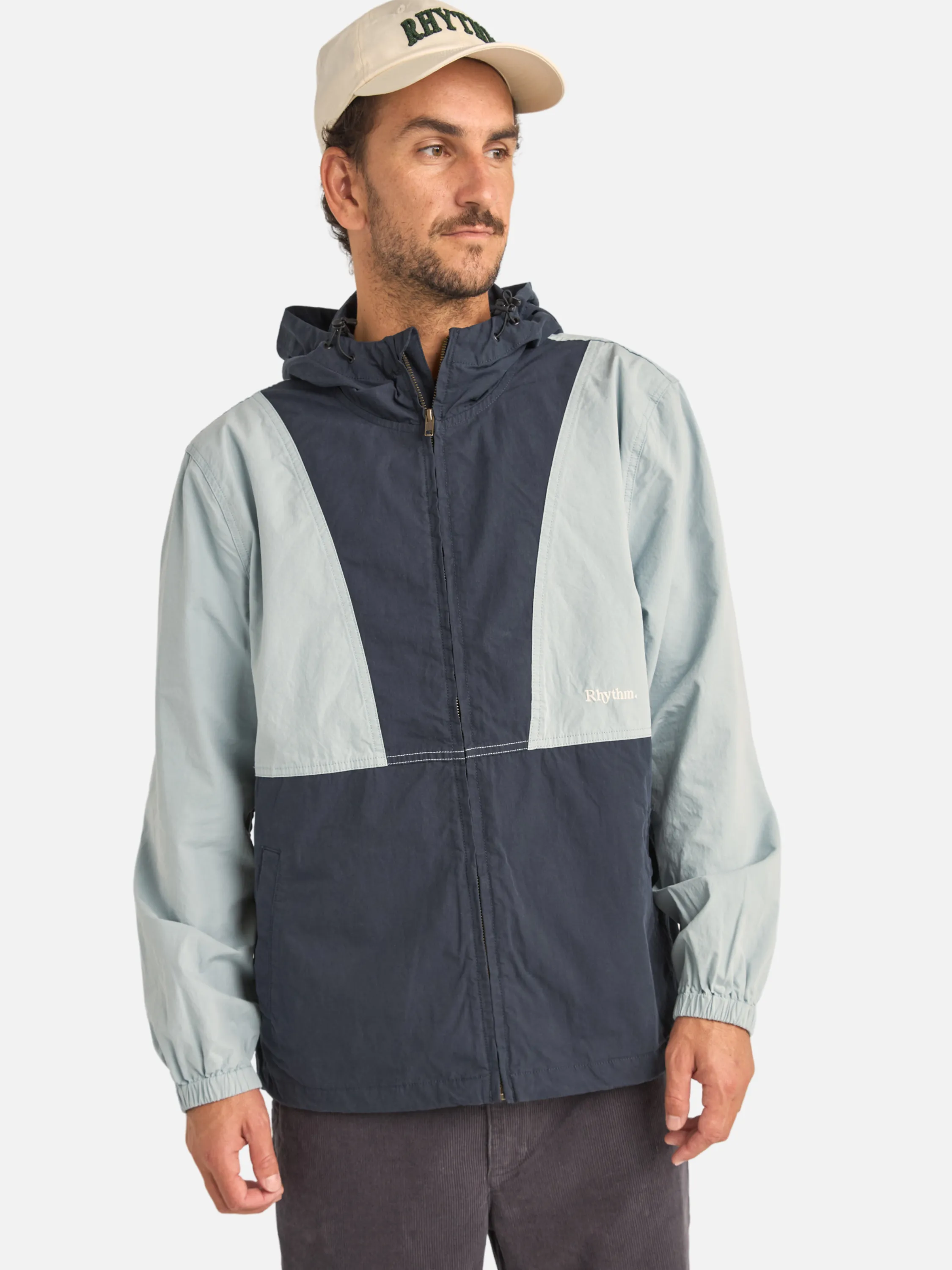 Rhythm Cascade Windbreaker - Storm Blue