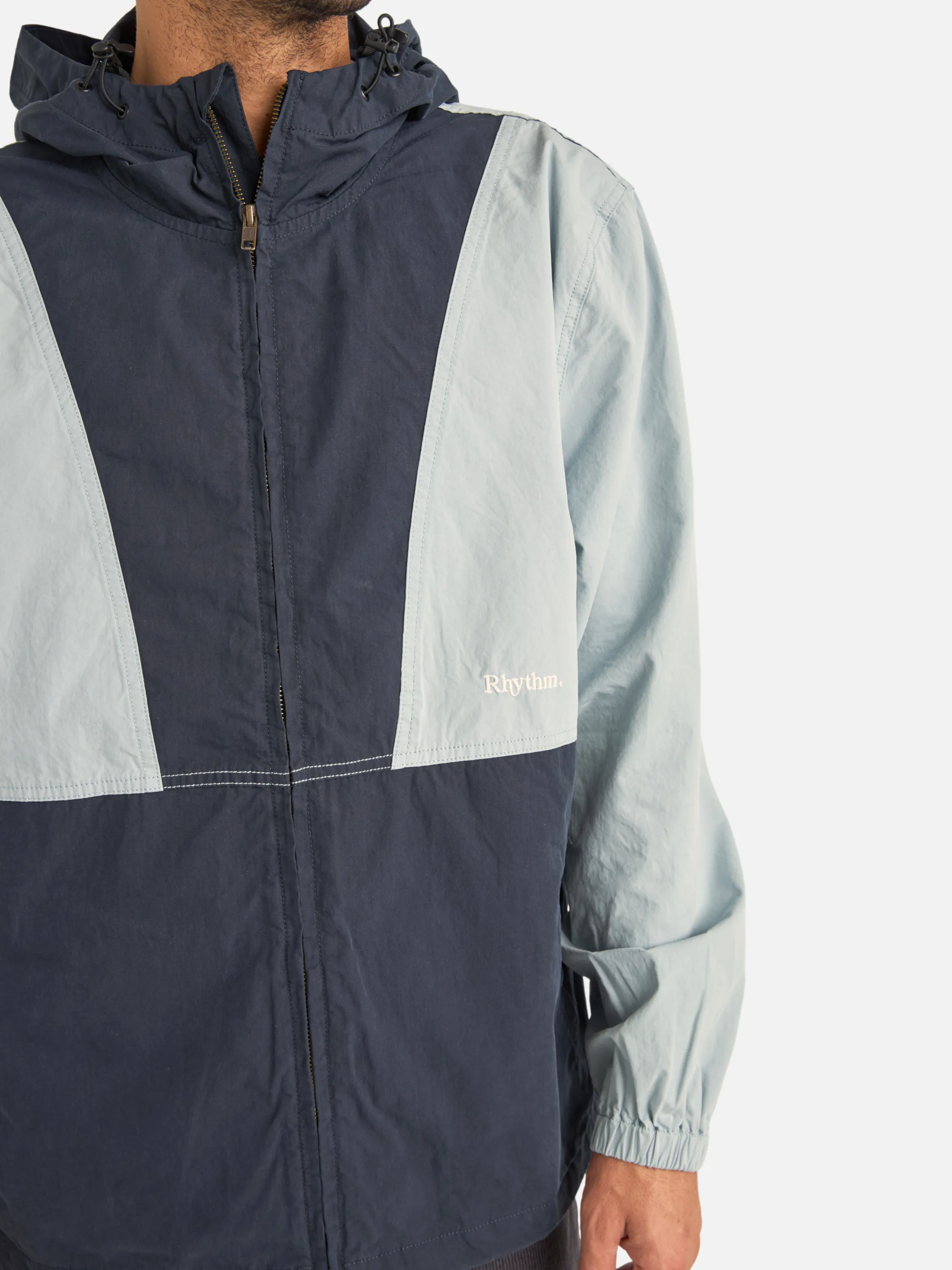 Rhythm Cascade Windbreaker - Storm Blue