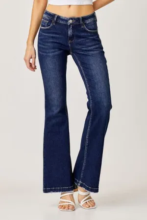 RISEN Full Size Low Rise Flare Jeans ONLINE EXCLUSIVE