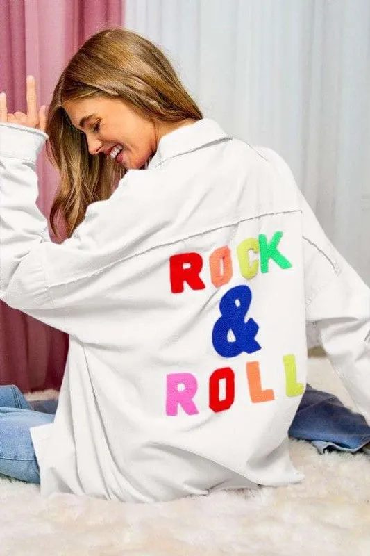 Rock & Roll Fringed Hem Shirt