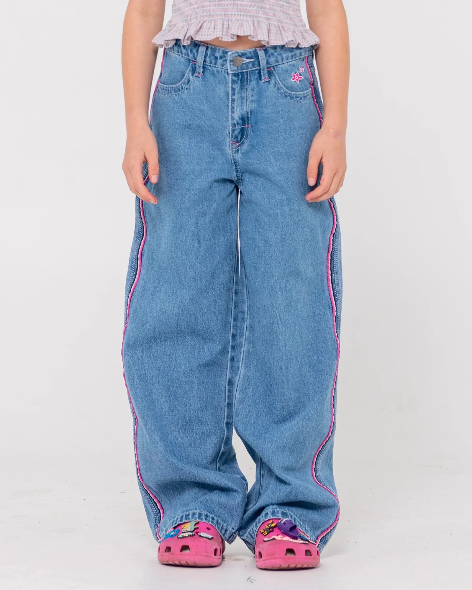 Rusty Flip Girls Low Rise Jean