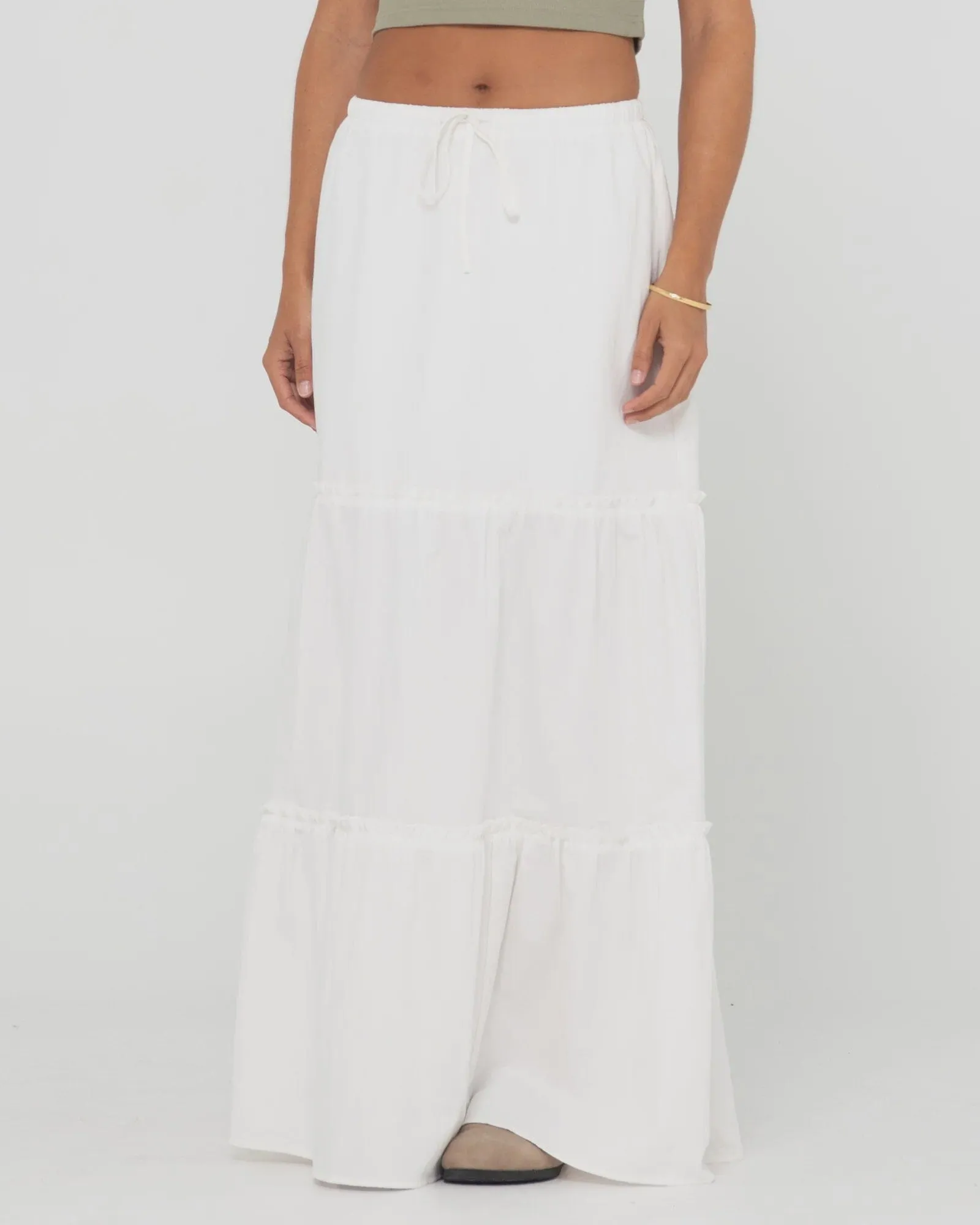 Rusty Violeta Low Rise Maxi Skirt