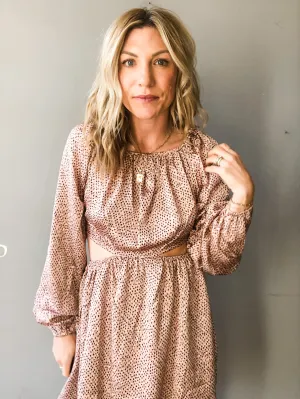 Sabina Satin Mini Dress