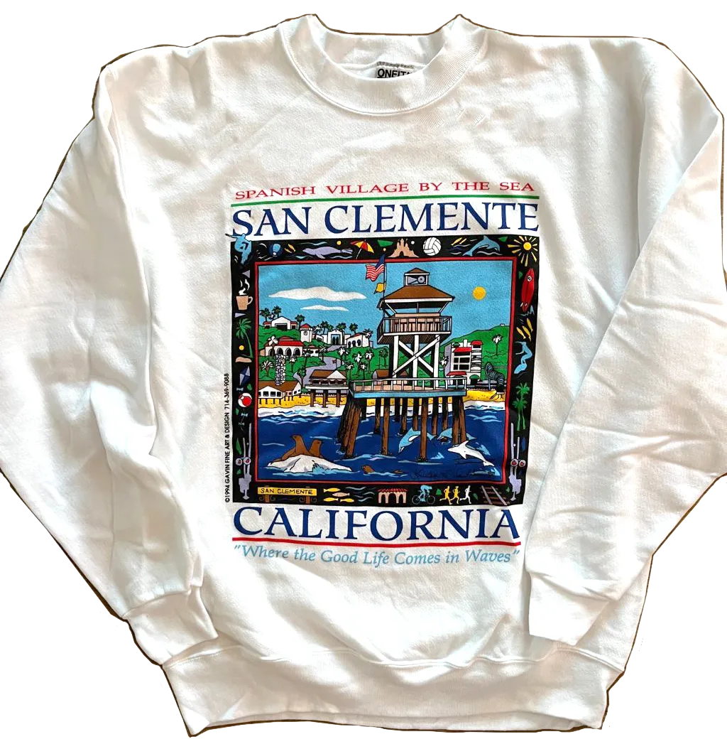 San Clemente: "Spanish Village by the Sea" Sweatshirts
