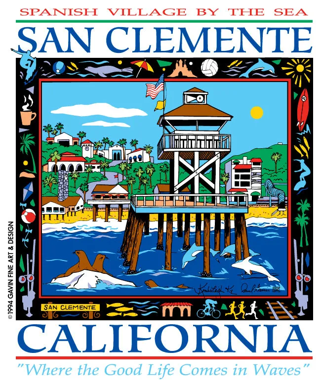 San Clemente: "Spanish Village by the Sea" Sweatshirts