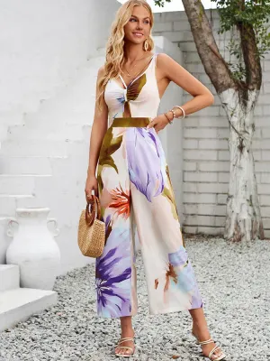 Selena™ - Floral Jumpsuit