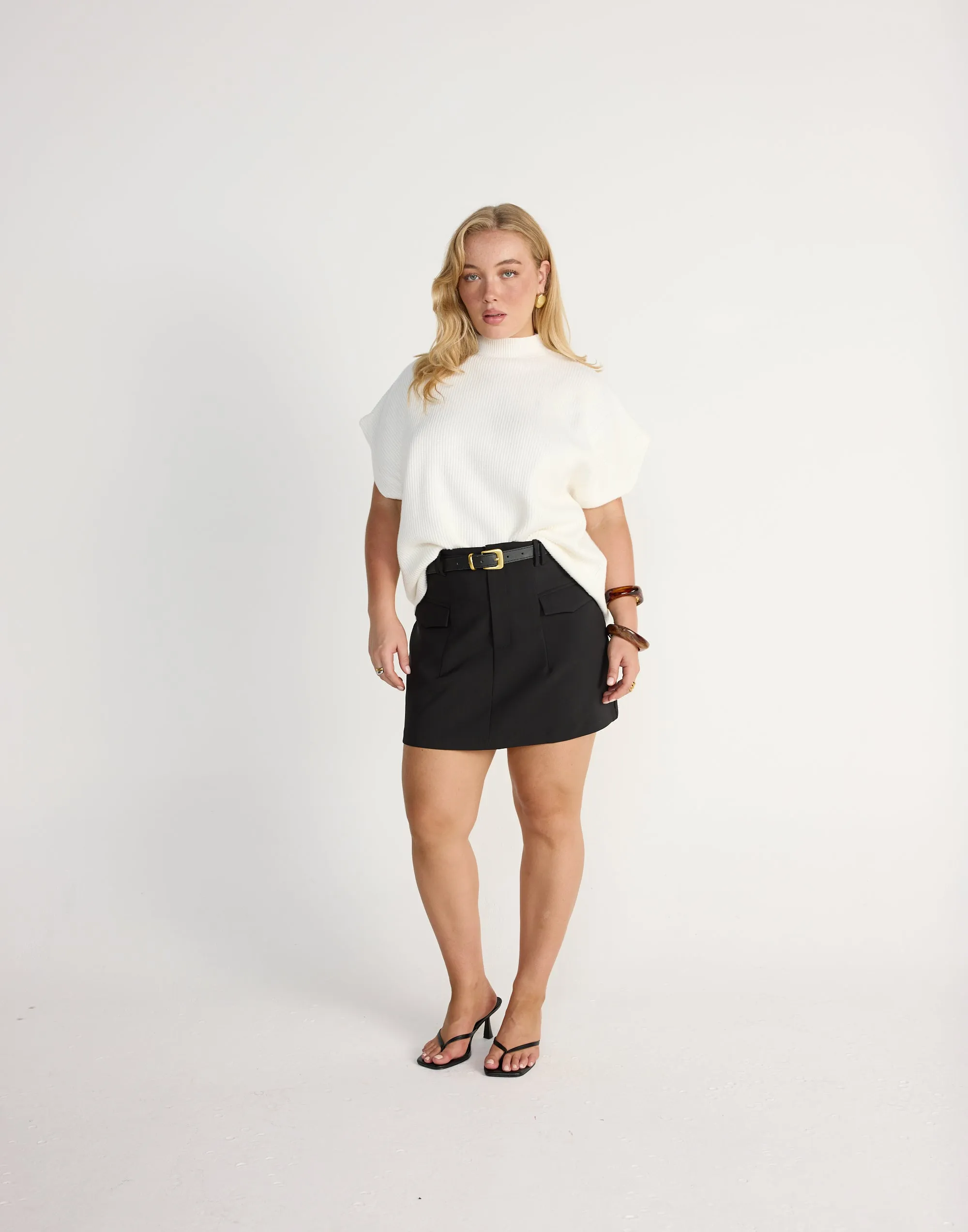 Sherin Mini Skirt (Black)