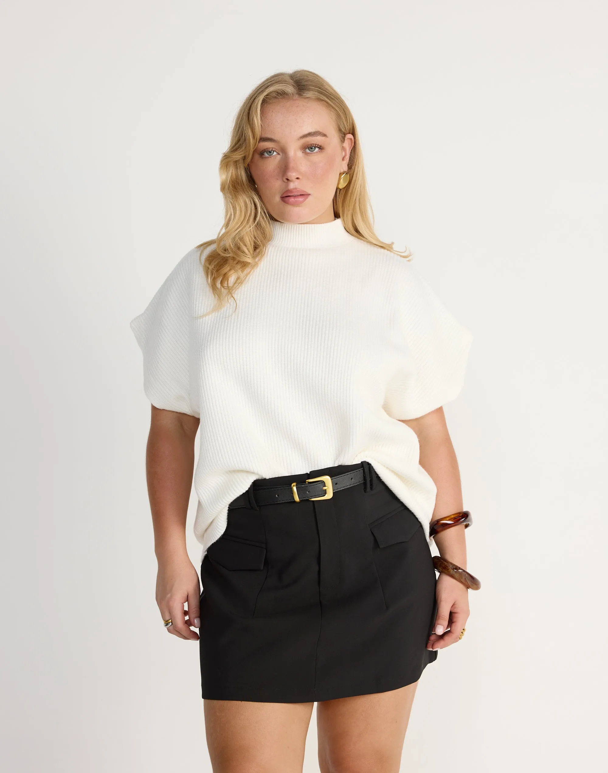 Sherin Mini Skirt (Black)