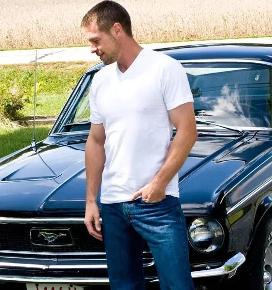 Short Sleeve V-Neck T-Shirt
