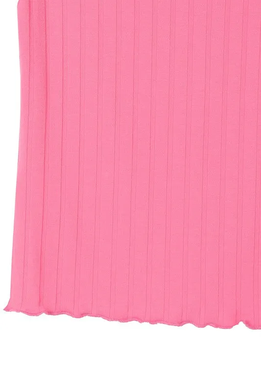 Short Sleeve V Neck Top