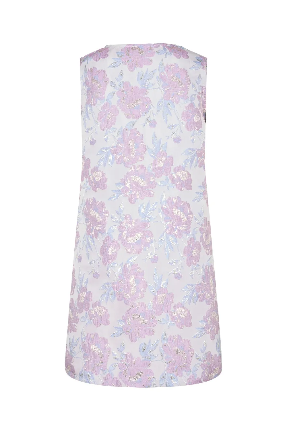 Sisatta Kjole - Blå Lilla Print