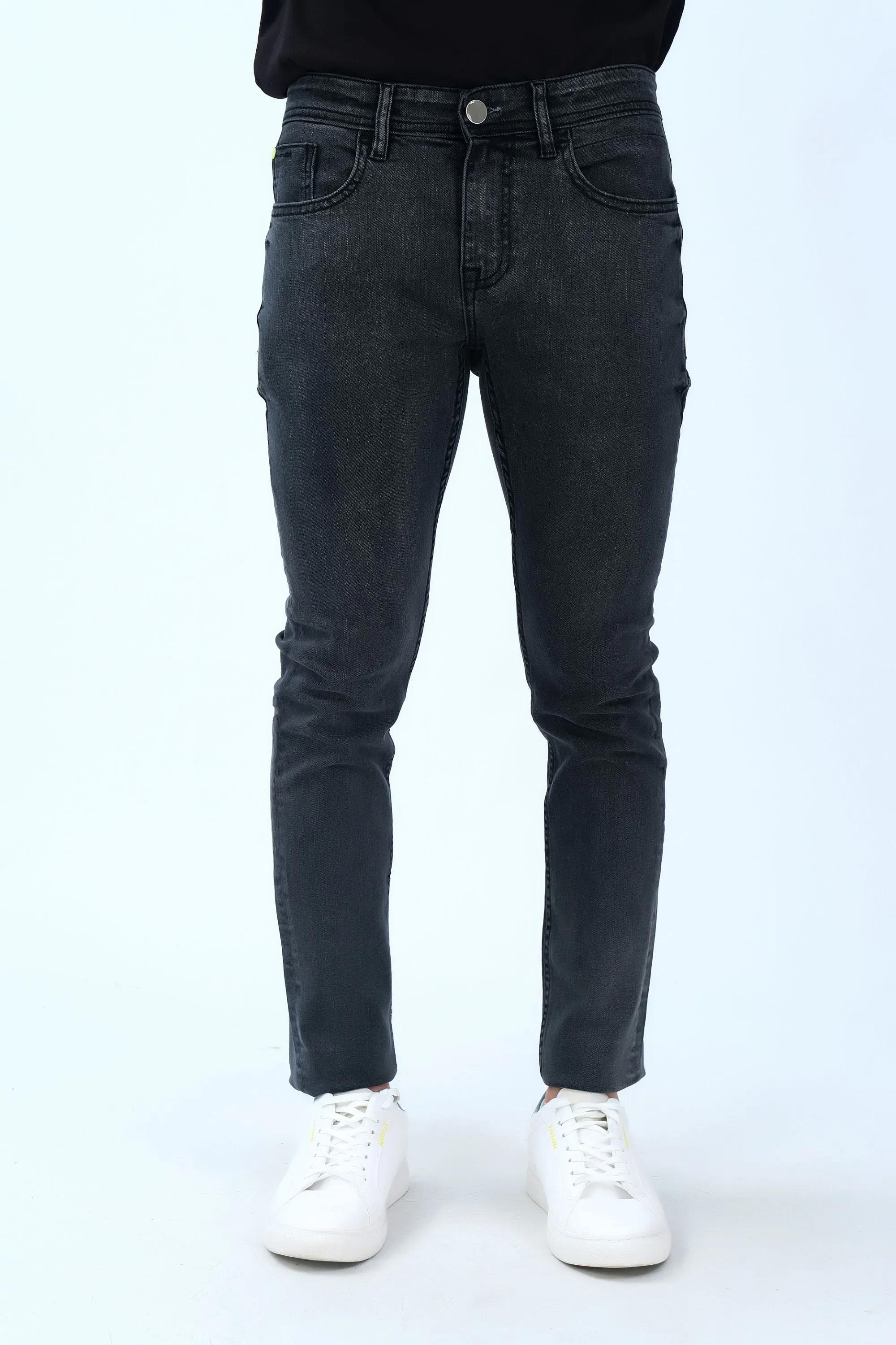 Slim Fit Black Pants