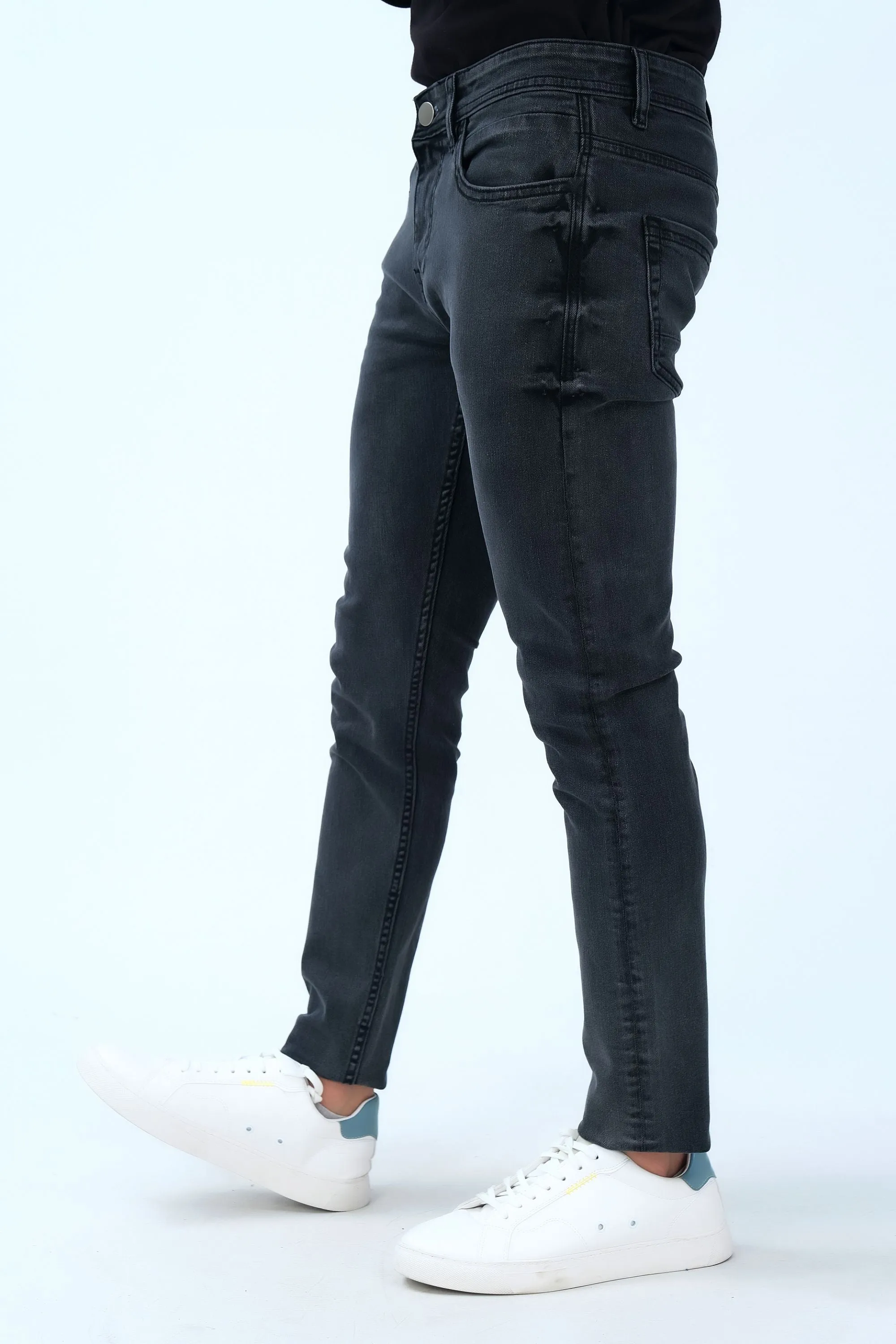 Slim Fit Black Pants