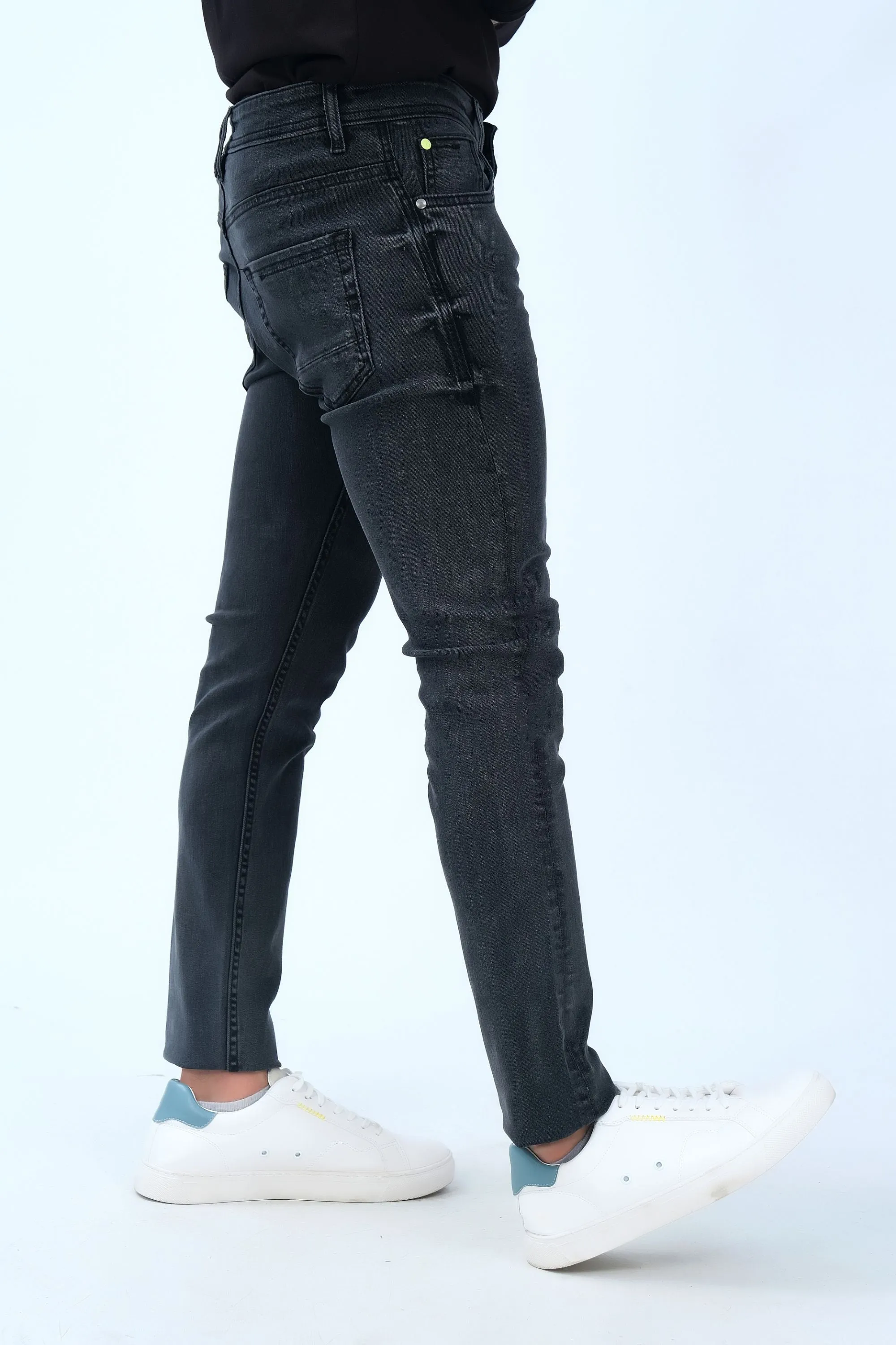 Slim Fit Black Pants