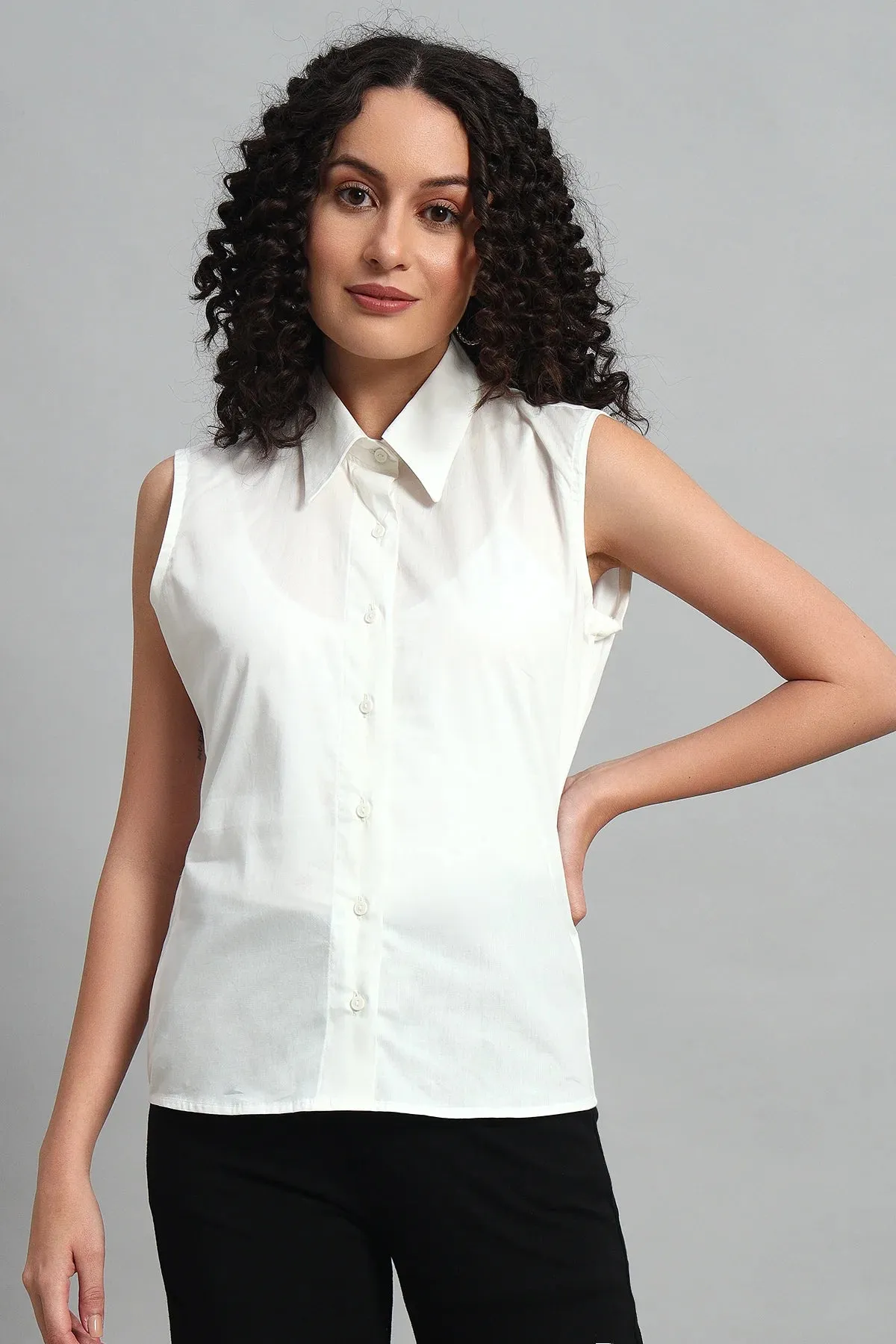 Slim-Fit Shirt, White