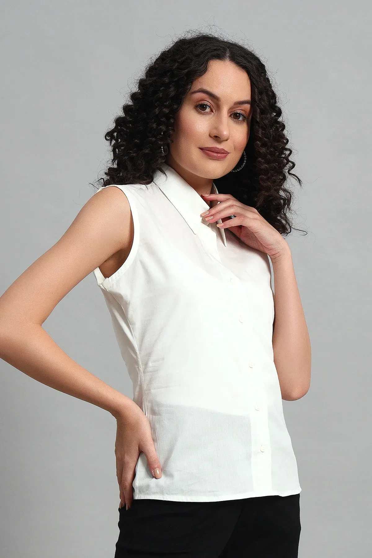 Slim-Fit Shirt, White