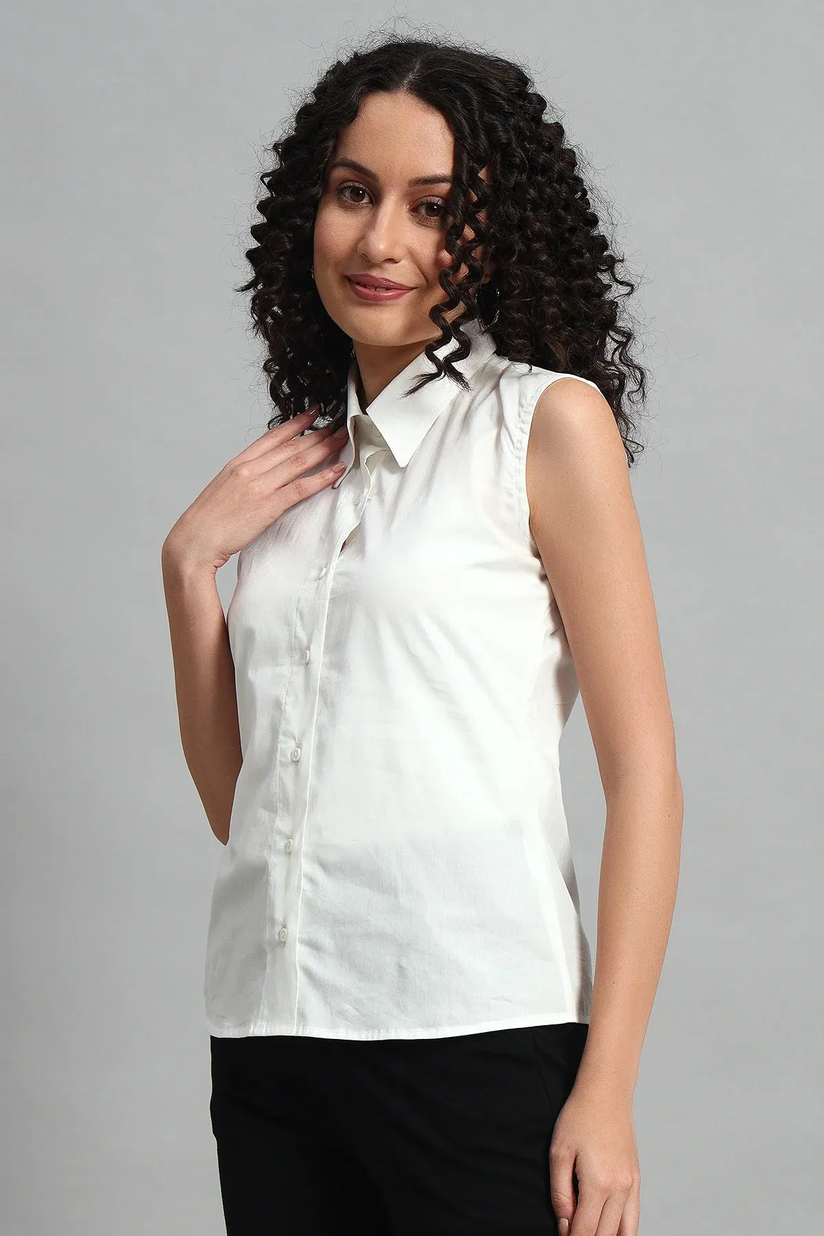Slim-Fit Shirt, White