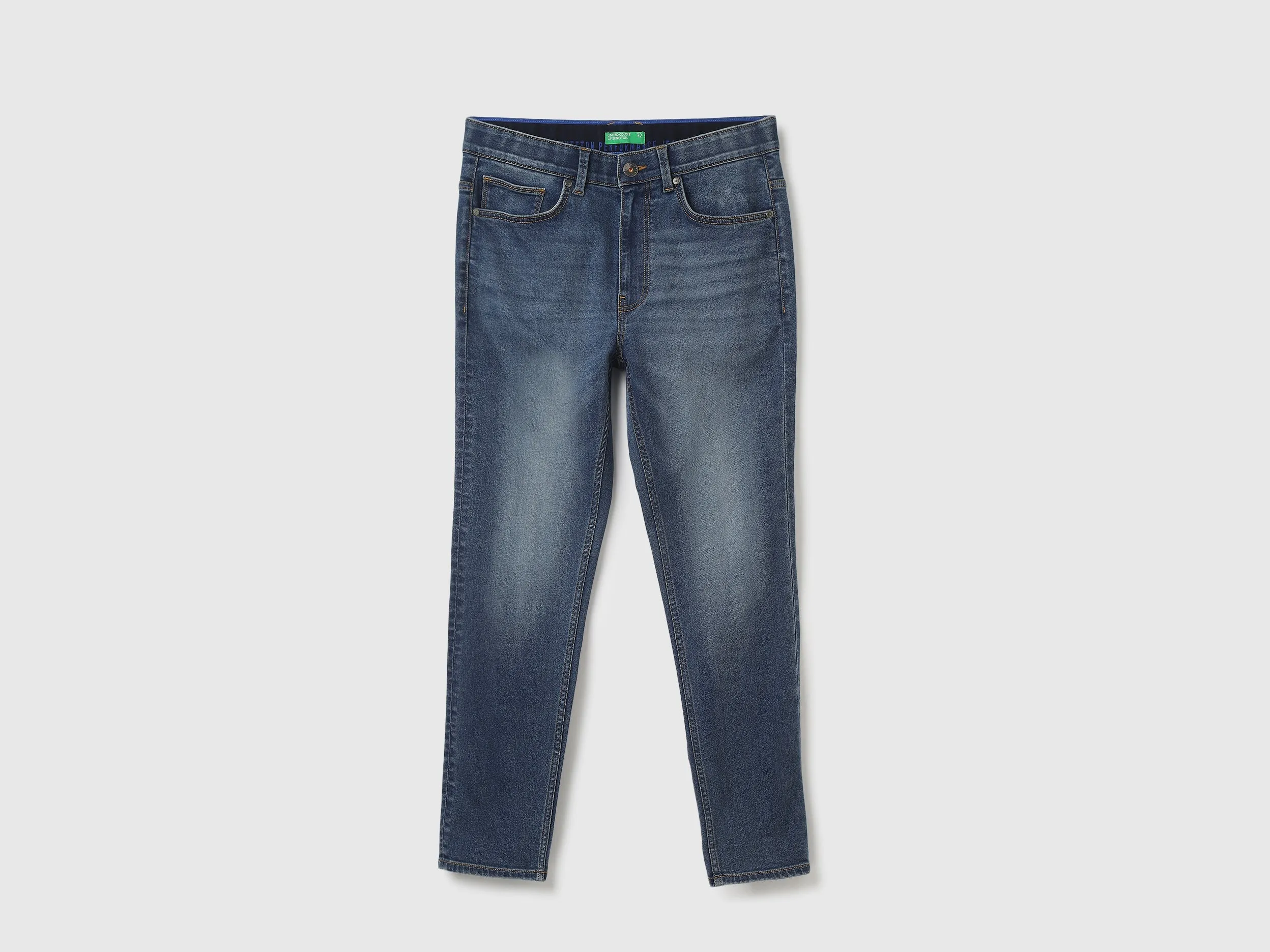 Solid Low Crotch Fit Jeans