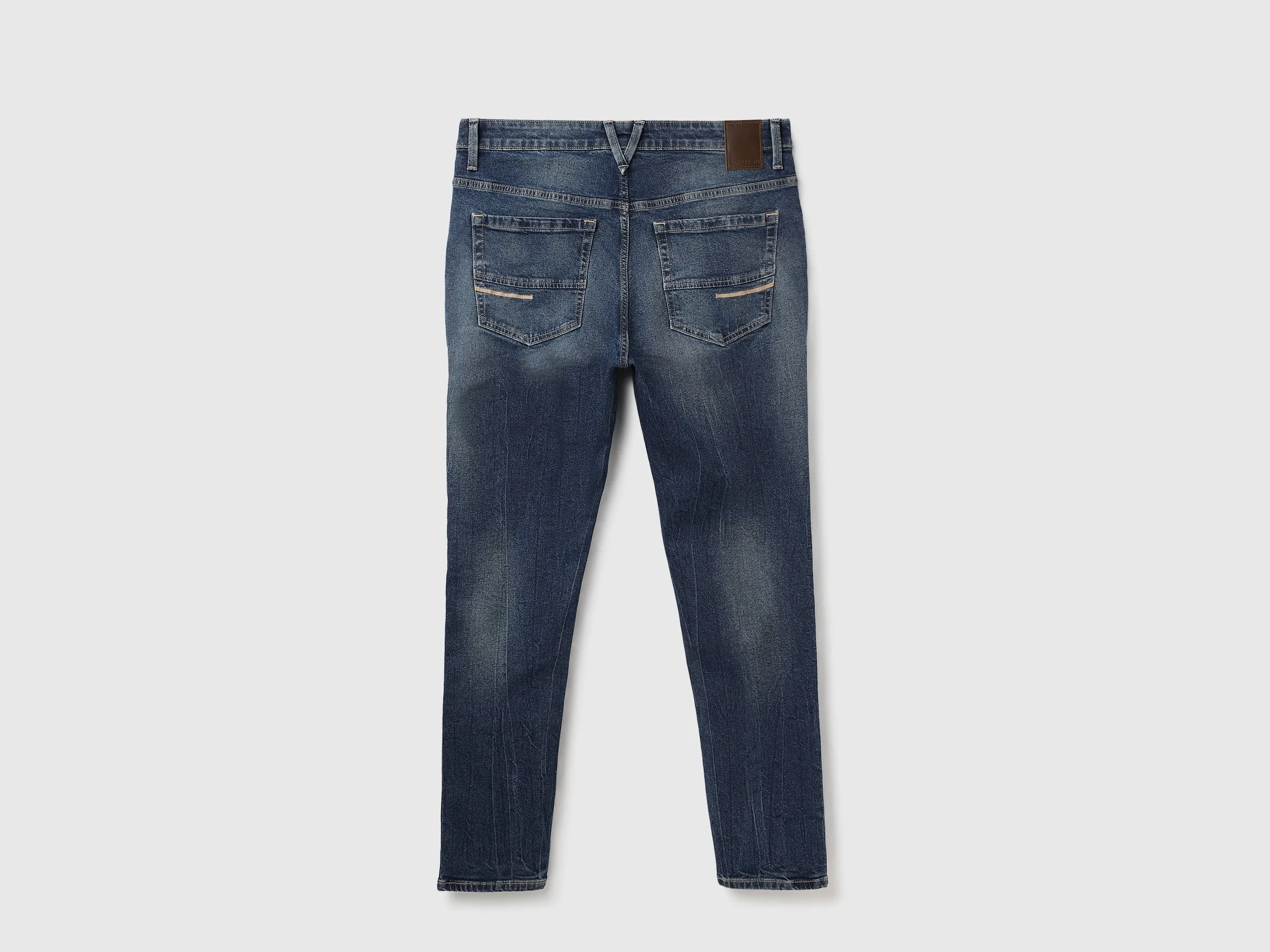 Solid Mid Rise Jeans