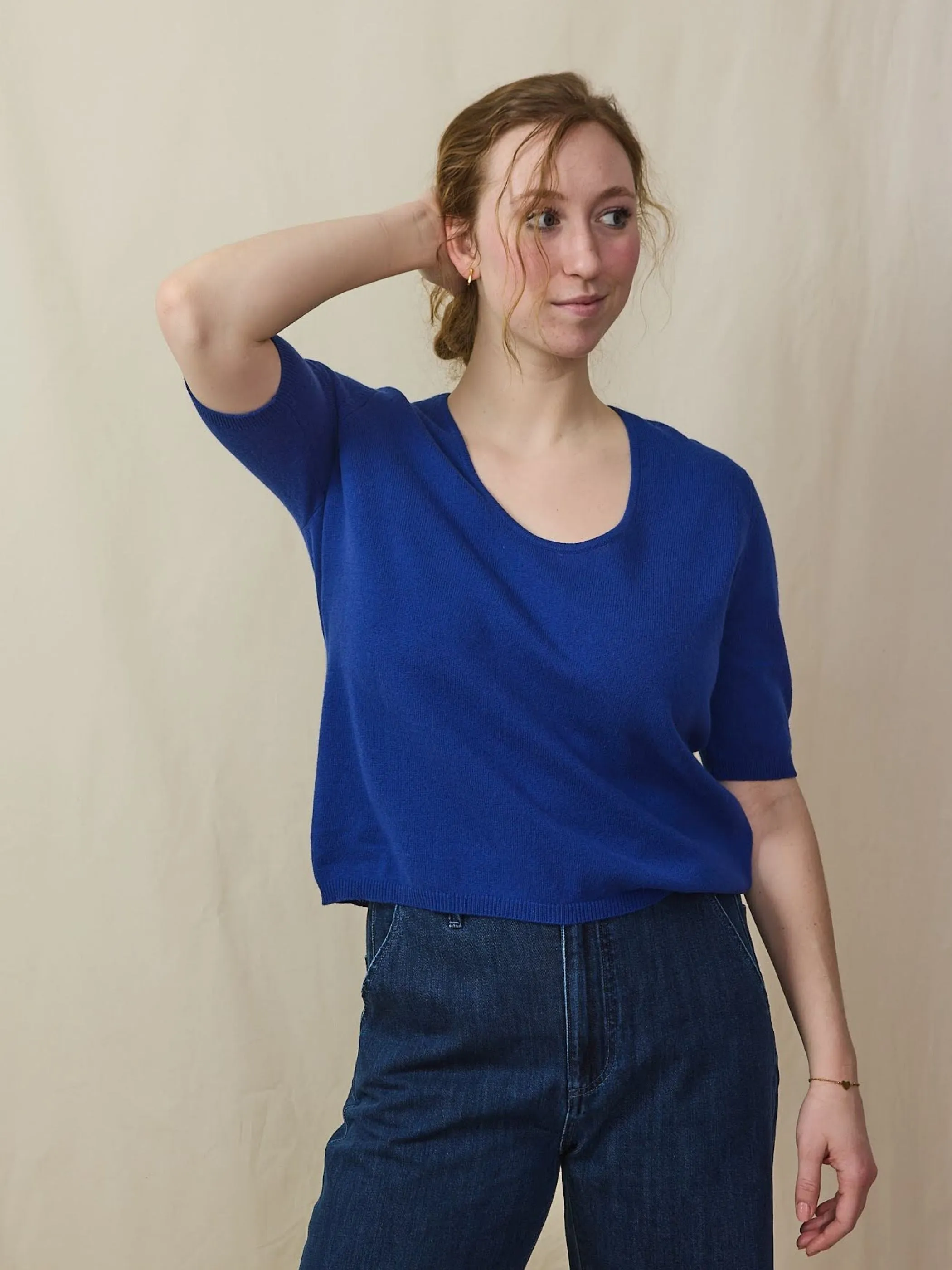 S/S Scoop Neck, Night Dive