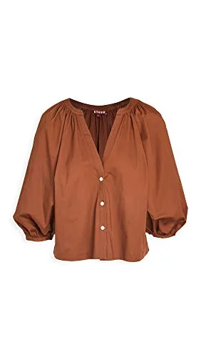 STAUD Women's New Dill Top, Tan, S