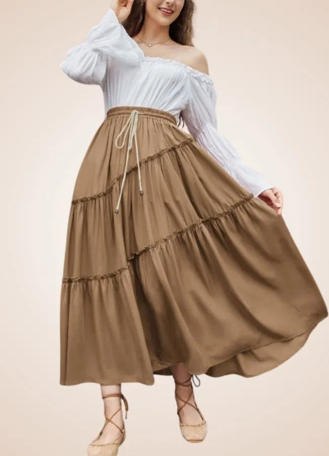 Steampunk Maxi Skirt