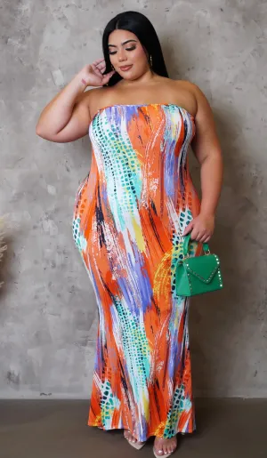 Straight Down Maxi Dress