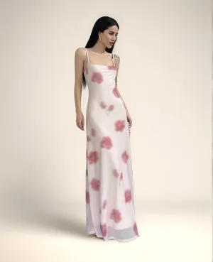 Strappy Printed Maxi Dress