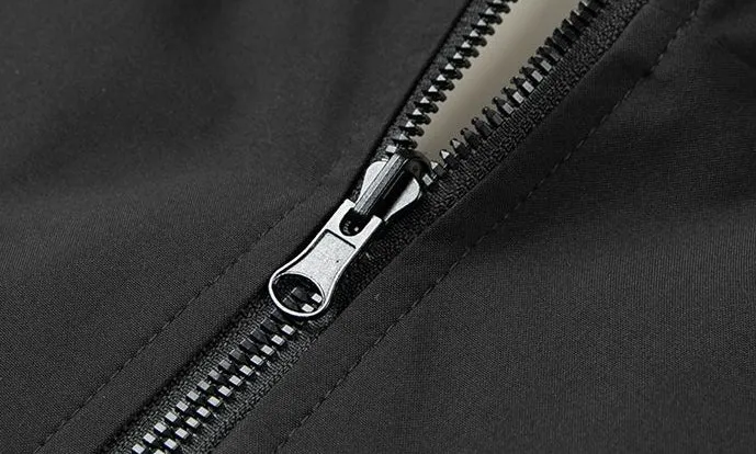 Stylish Windproof Raincoat Featuring a Drawstring Hem for Men