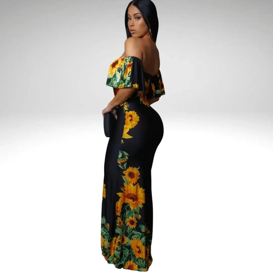 Sunflower Maxi Dress