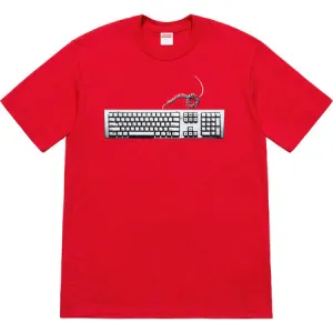 Supreme Keyboard Tee- Red